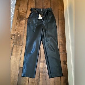 Babaton New Size 0 Rebel Pants Vegan Leather